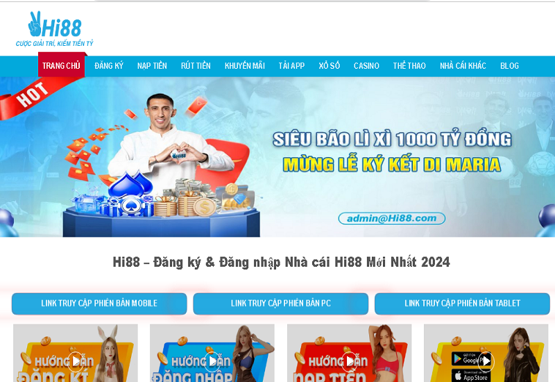 Hi88 là nhà cái game Casino trực tuyến Việt Nam hàng đầu