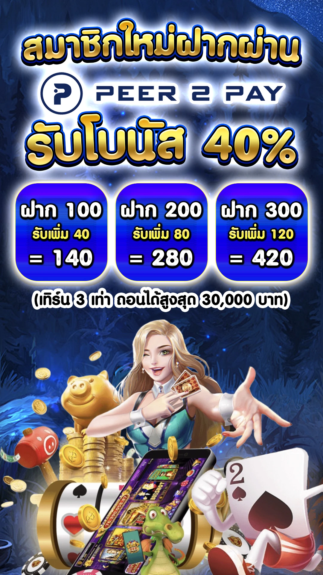 สล็อต 999 คาสิโน ออนไลน์ - แบนเนอร์โปรโมชั่น