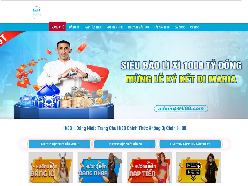 Hi88 là trang chơi casino trực tuyến hàng đầu