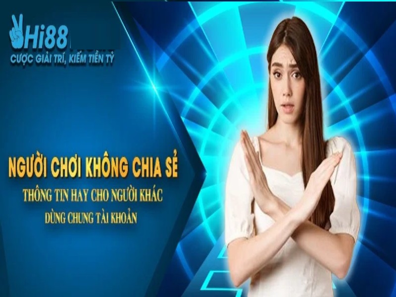 Người chơi không chia sẻ thông tin dùng chung tài khoản với người khác